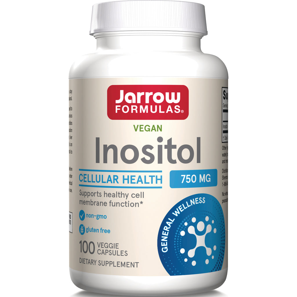 JR084 | Jarrow Formulas Vegan Inositol 750 mg bottle with 100 veggie capsules - Thumbnail