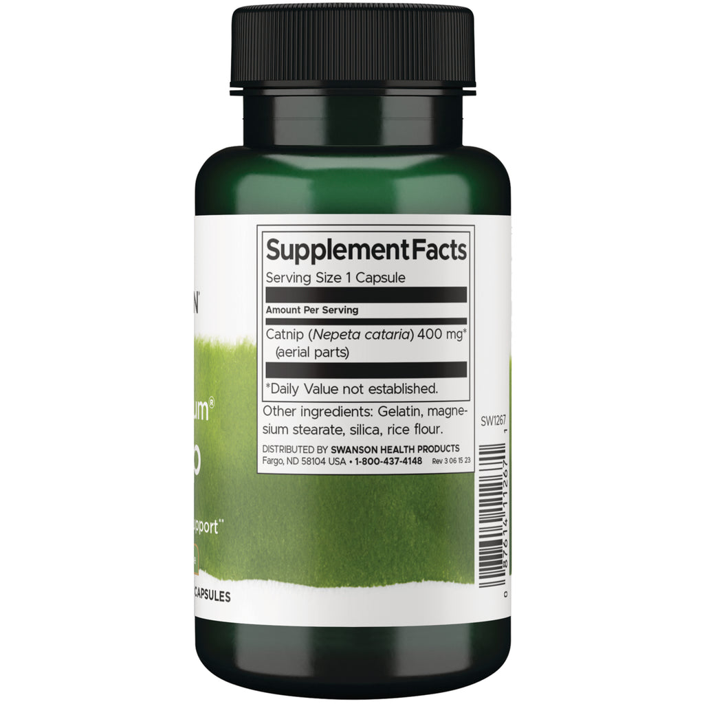 SW1267 |  Back label with suppplement facts and serving information - Thumbnail