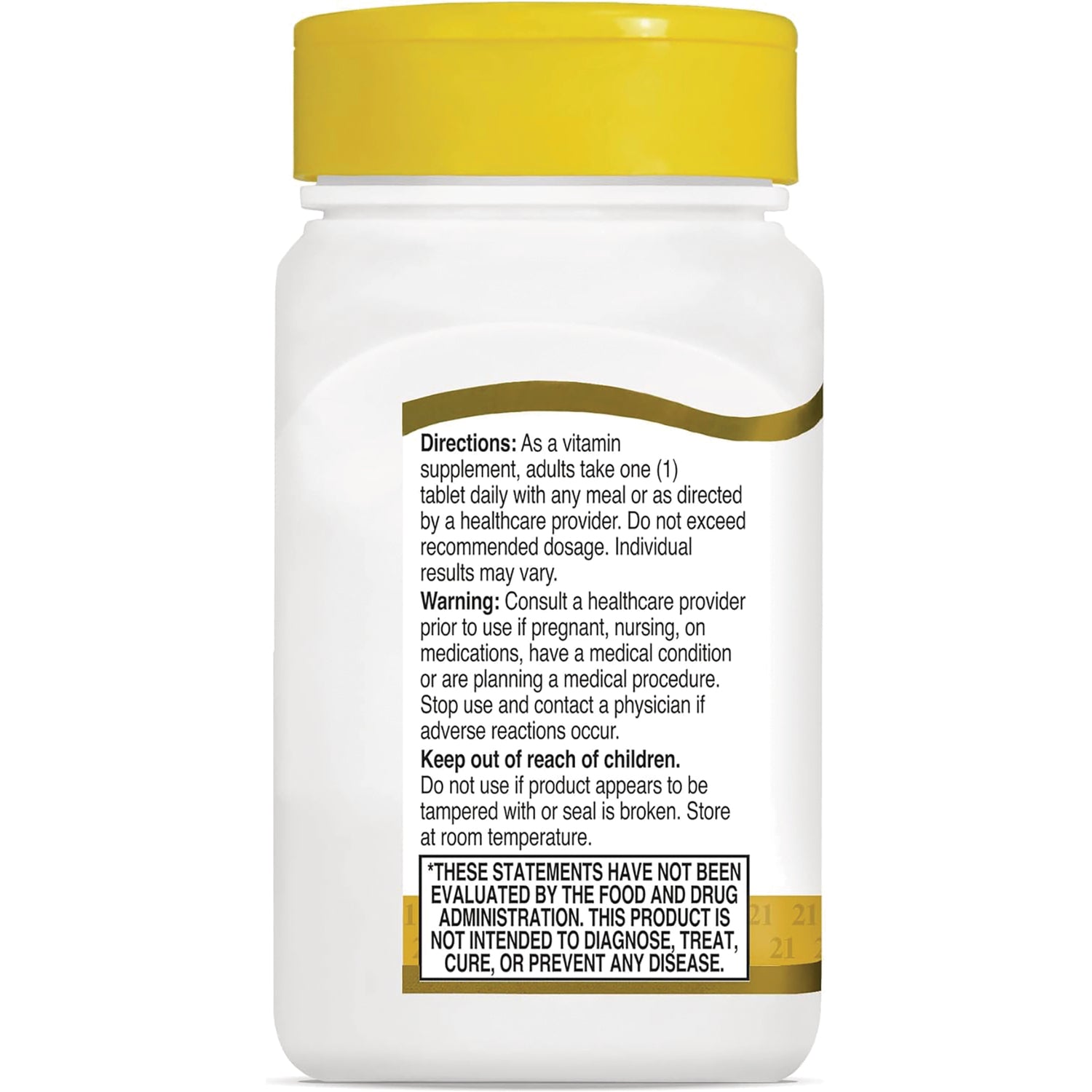 CNT169 | Back label with directions, warning, keep out of reach of children and FDA disclaimer