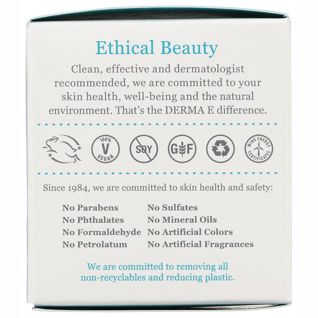 DE001 | box back labeled Ethical Beauty with icons and claims listing No Parabens, No Sulfates, No Phthalates, vegan - Thumbnail