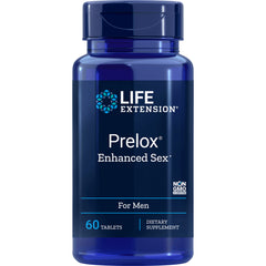 LE050 | Life Extension Prelox Enhanced Sex for men supplement bottle front label, 60 tablets