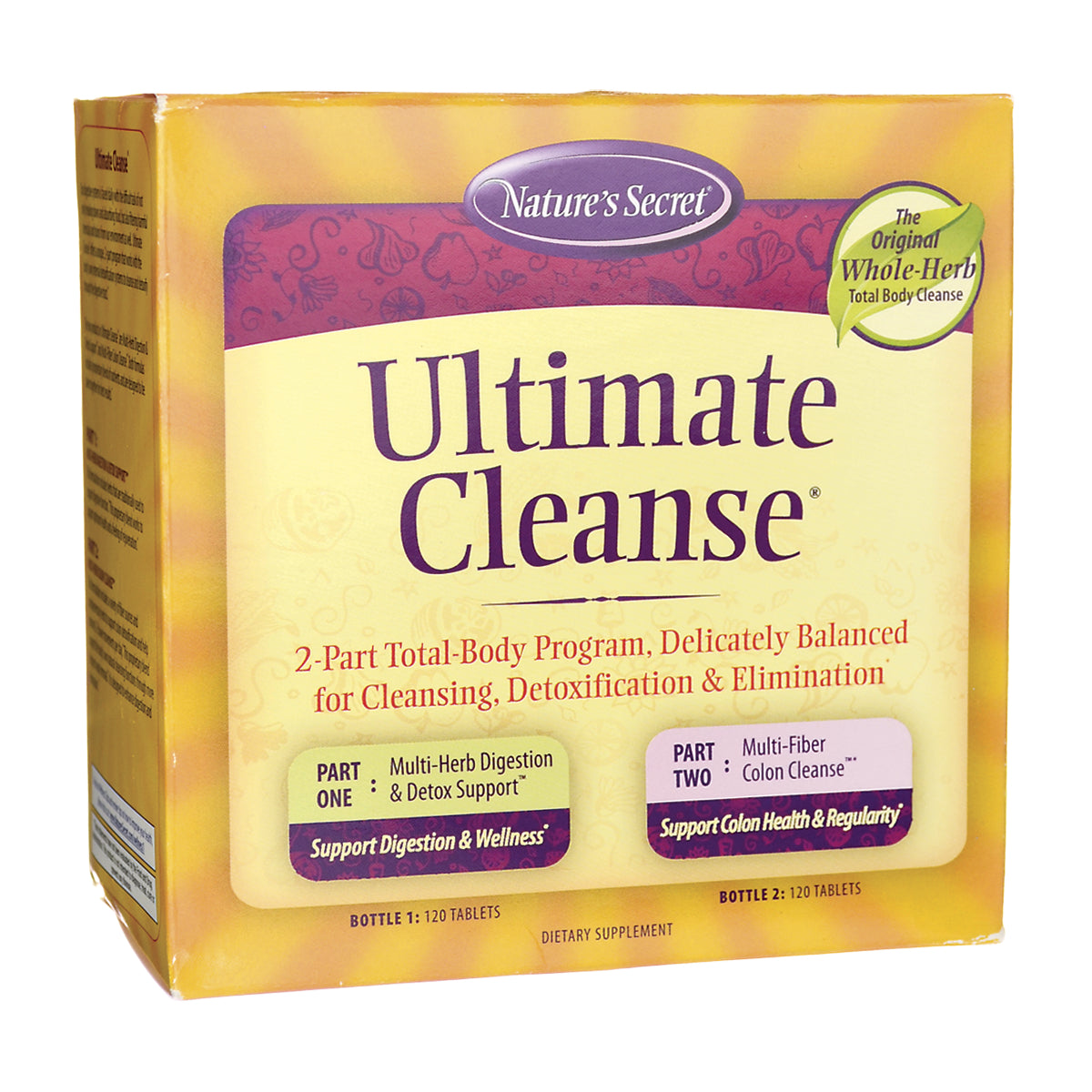 NTS01 | Nature's Secret Ultimate Cleanse two-part total-body program box front