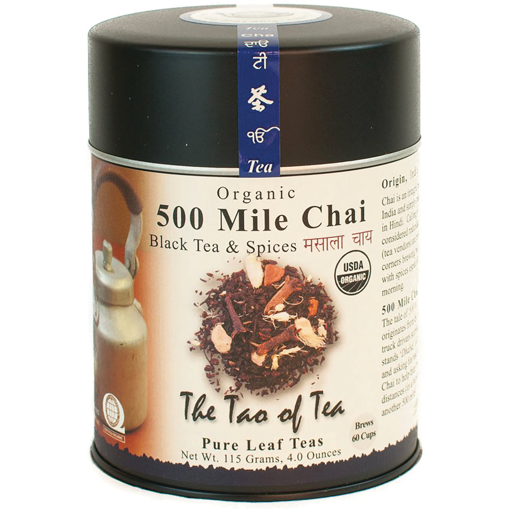TOT001 | The Tao of Tea Organic 500 Mile Chai, black tea and spices, 115 g tin - Thumbnail