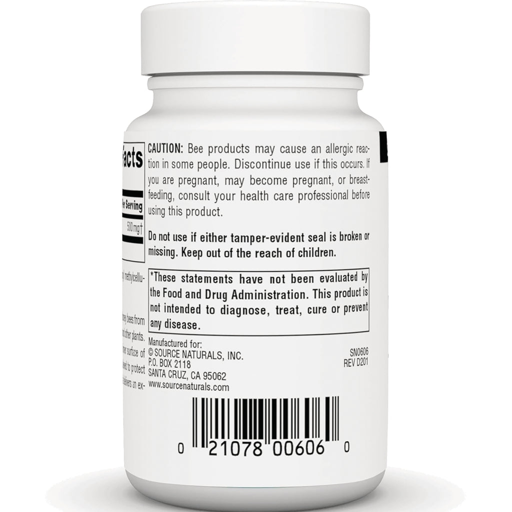 SN360 | Supplement bottle back label with caution text, FDA disclaimer, and barcode - Thumbnail