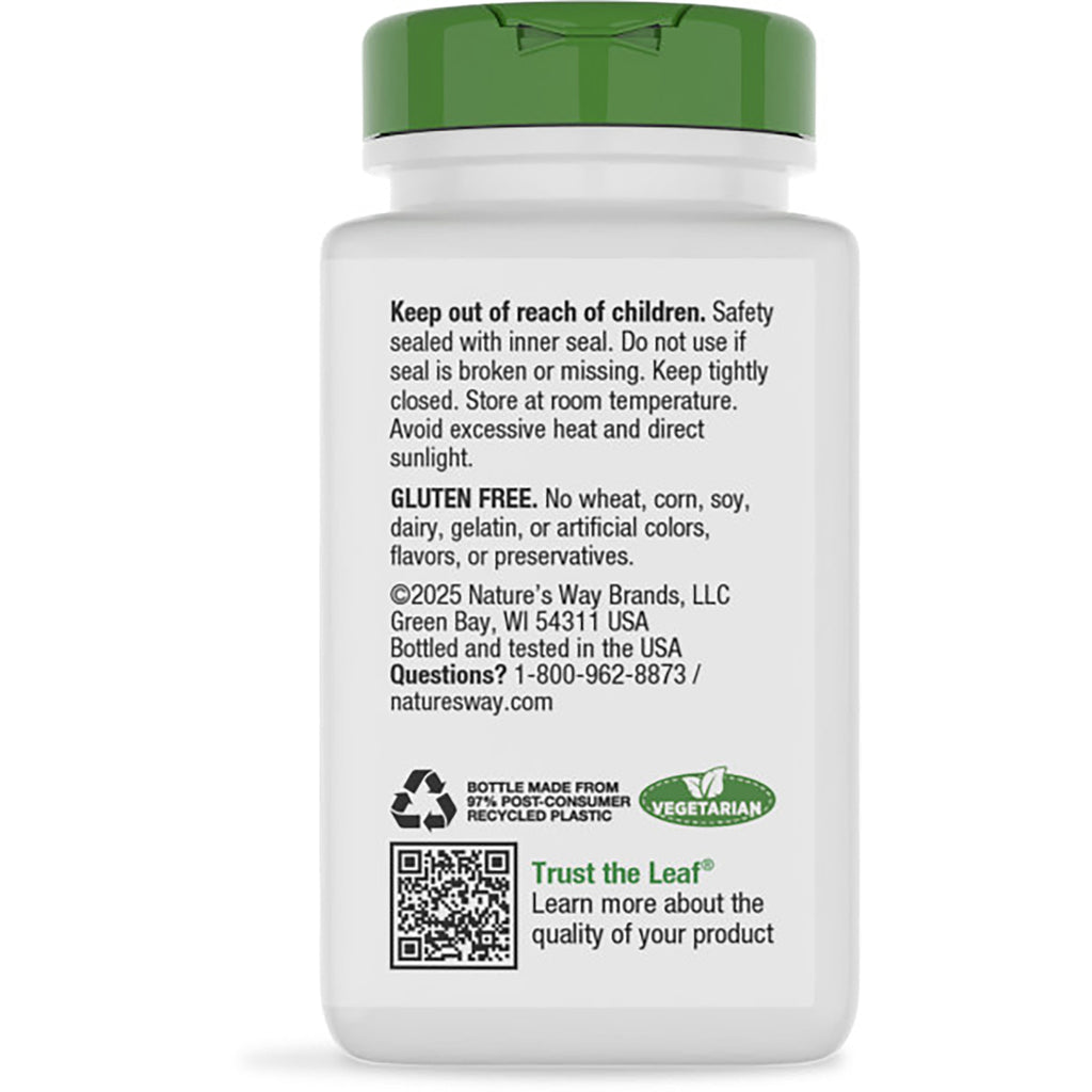NW153 | back label of brown supplement bottle reading Supports Thyroid Function with ingredient text and barcode - Thumbnail
