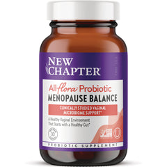 NWC396 | New Chapter Allflora Probiotic Menopause Balance bottle front label probiotic supplement
