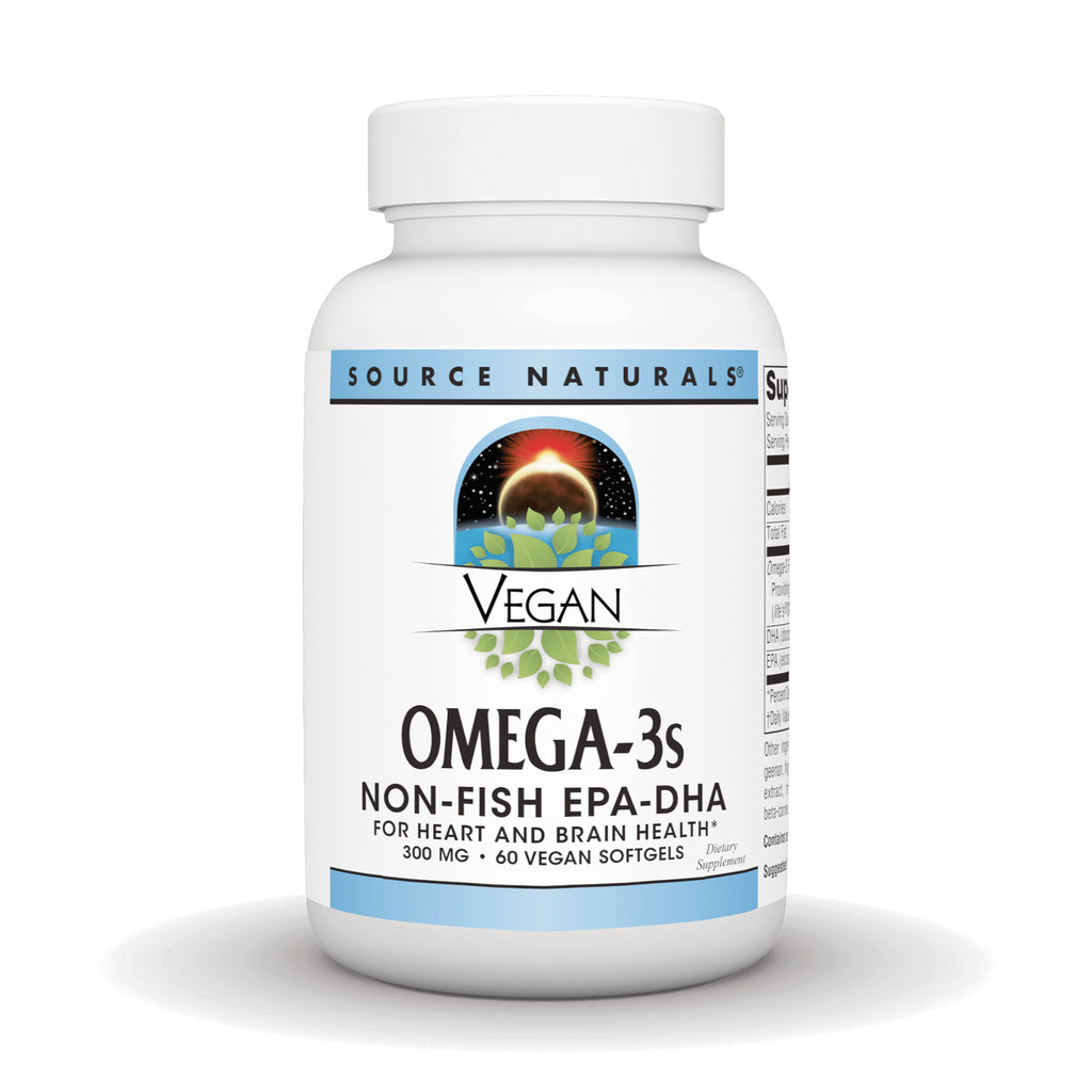 SN522 | Source Naturals Vegan Omega-3s Non-Fish EPA-DHA, 300 mg, 60 vegan softgels - Thumbnail
