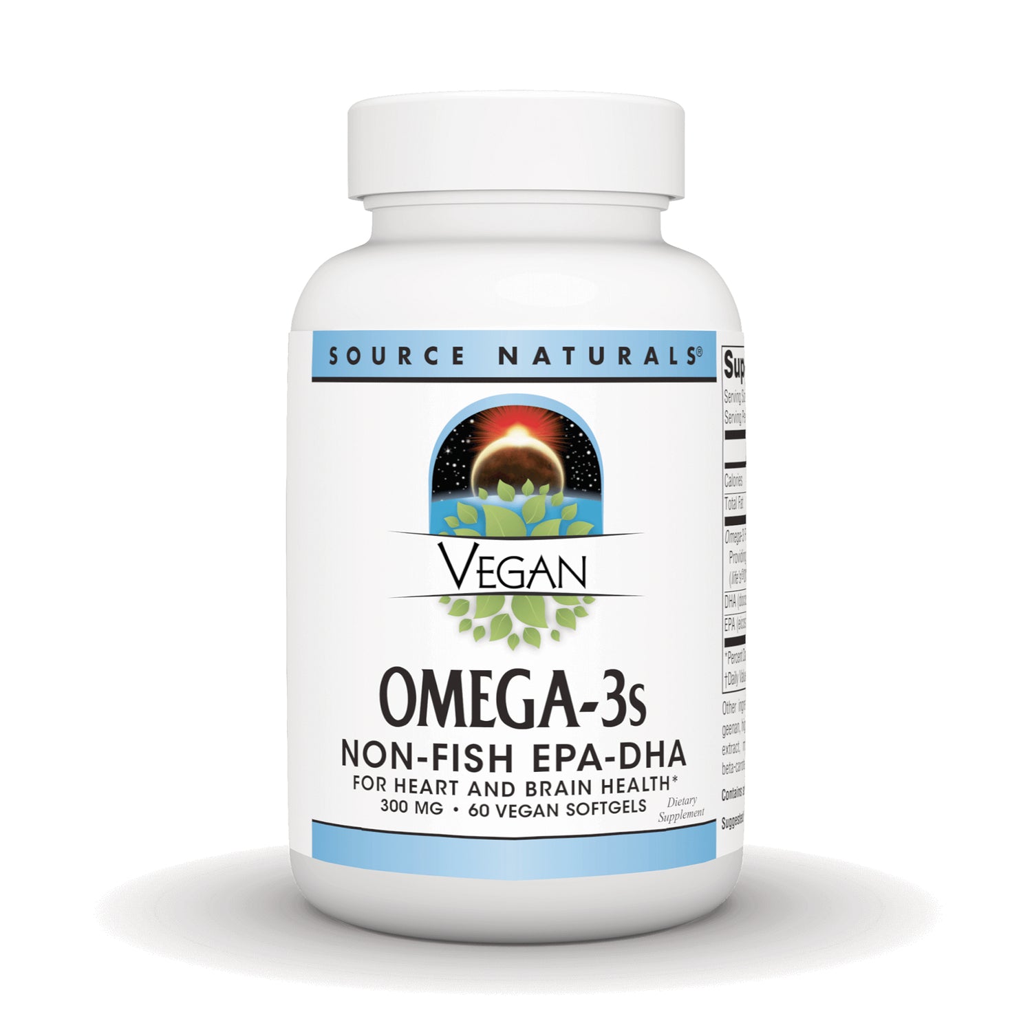 SN522 | Source Naturals Vegan Omega-3s Non-Fish EPA-DHA, 300 mg, 60 vegan softgels