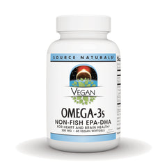 SN522 | Source Naturals Vegan Omega-3s Non-Fish EPA-DHA, 300 mg, 60 vegan softgels