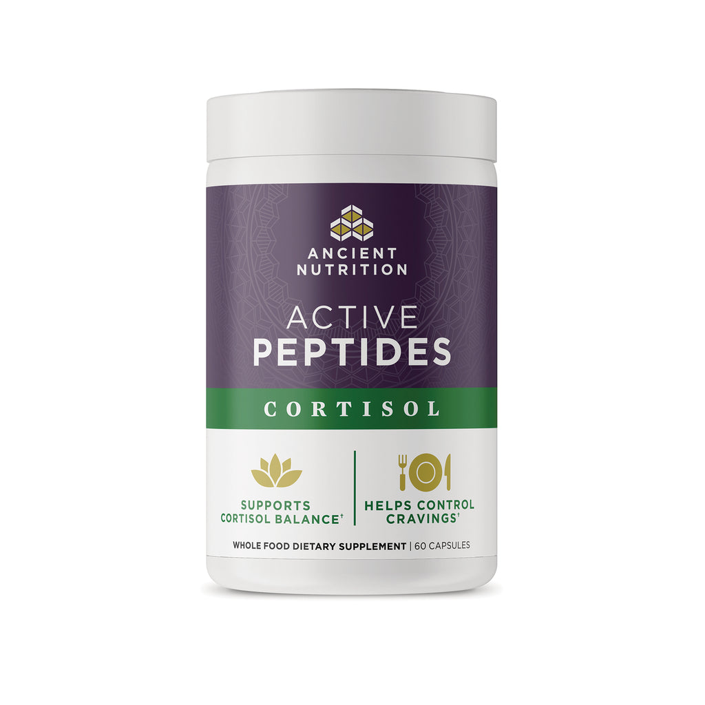 ATN151 | Ancient Nutrition Active Peptides Cortisol supplement bottle, 60 capsules - Thumbnail