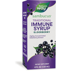 NW660 | Nature's Way Sambucus Traditional immune syrup elderberry box 4 fl oz dietary supplement