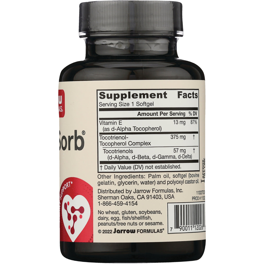 JR097 | Back of supplement bottle showing Supplement Facts label, ingredients list, and barcode - Thumbnail