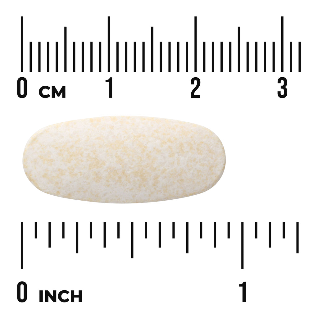 SW1081 | Oblong speckled tablet shown with size scale in cm and inches - Thumbnail