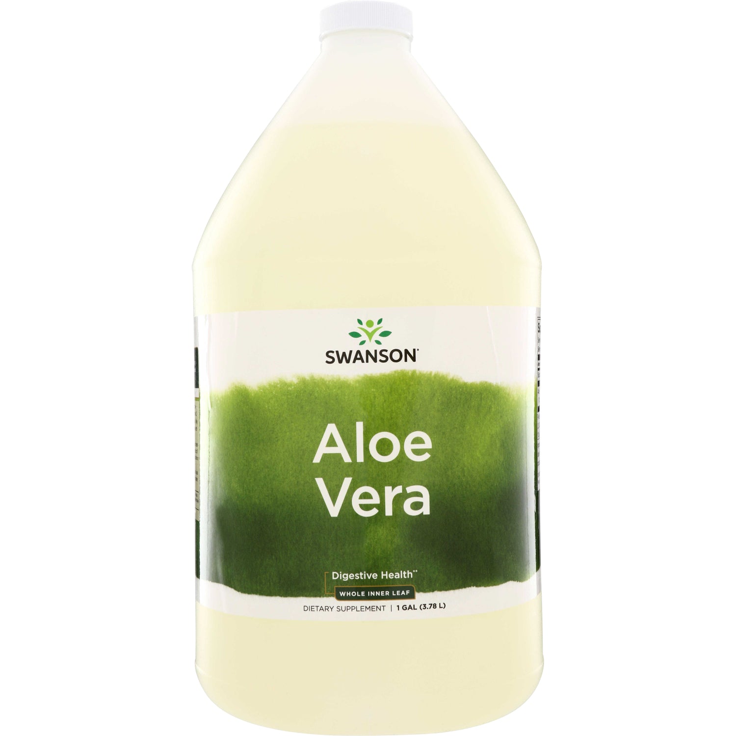 SW259 | Swanson Aloe Vera, Whole Inner Leaf, Digestive Health, 1 GAL (3.78 L)