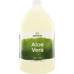 SW259 | Swanson Aloe Vera, Whole Inner Leaf, Digestive Health, 1 GAL (3.78 L)