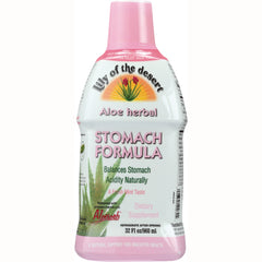 LIL006 | Lily of the desert Aloe herbal Stomach Formula 32 fl oz bottle, fresh mint taste