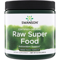 SWR070 | Swanson Certified Organic Raw Super Food powder, Antioxidant Support, 8.5 oz (240 g)
