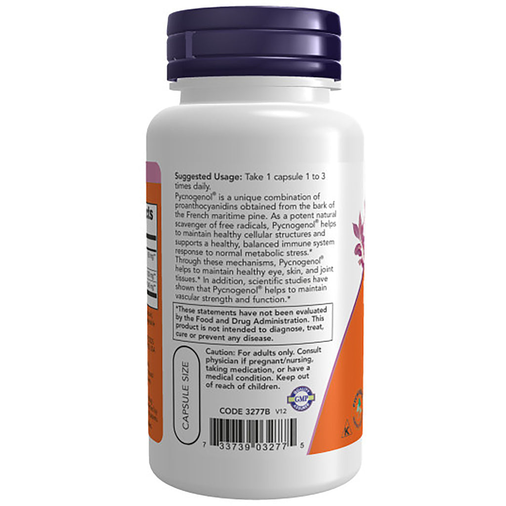 NWF1333 | back label of white supplement bottle showing suggested usage, caution text and barcode - Thumbnail