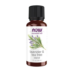 NWF1402 | NOW essential oils lavender & tea tree blend 1 fl oz bottle