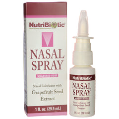 NUB004 | NutriBiotic nasal spray bottle and box, grapefruit seed extract 1 fl oz