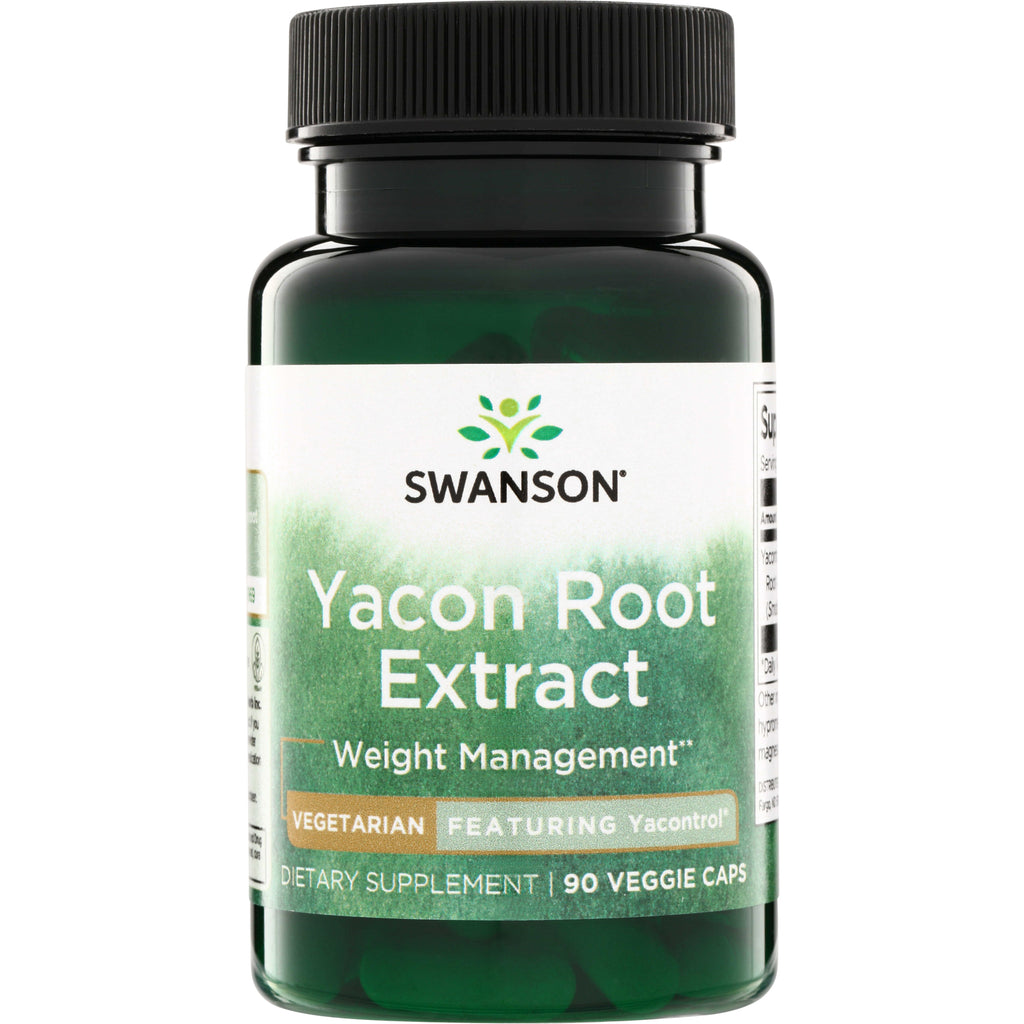 SWD084 | Swanson Yacon Root Extract, Weight Management, 90 Veggie Caps - Thumbnail