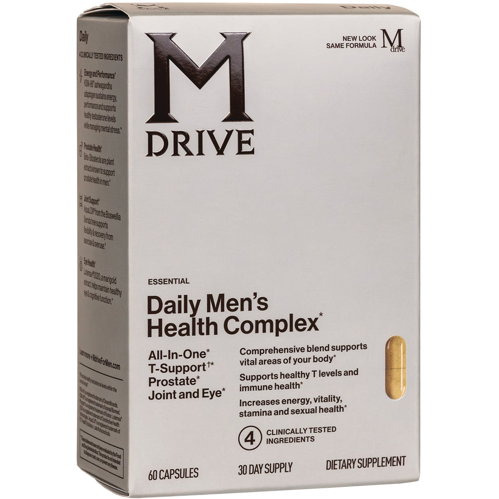 OCN006 | M Drive Daily Men's Health Complex box front showing pill image, 60 capsules, 30 day supply - Thumbnail