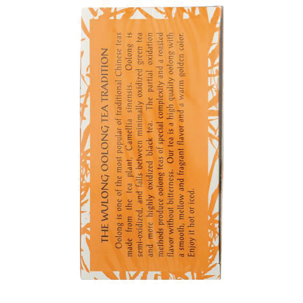 TLT018 | Back of tea box showing text: THE WULONG OOLONG TEA TRADITION - Thumbnail