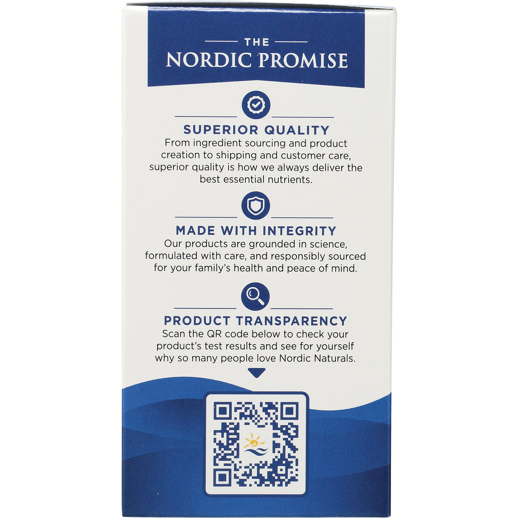 NRN114 | Box side labeled The Nordic Promise with Superior Quality, Made With Integrity, Product Transparency and QR code - Thumbnail