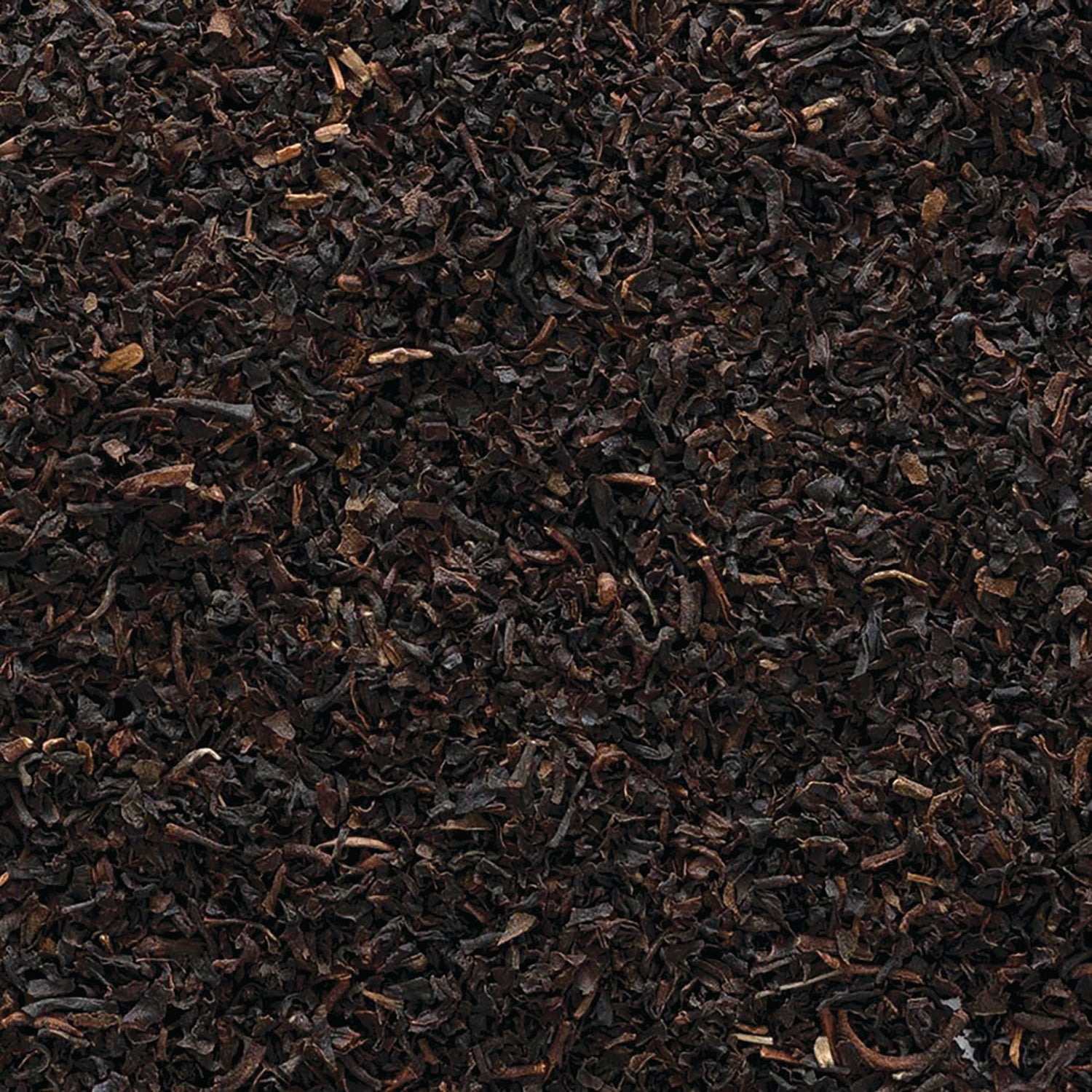 FNP080 | close-up of loose black tea leaves, dried loose leaf