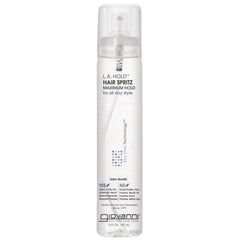 GV047 | Giovanni L.A. HOLD Hair Spritz maximum hold clear 5 fl oz spray bottle front