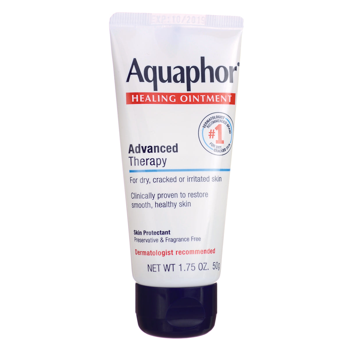 EUC006 | Aquaphor Healing Ointment advanced therapy tube 1.75 oz front view