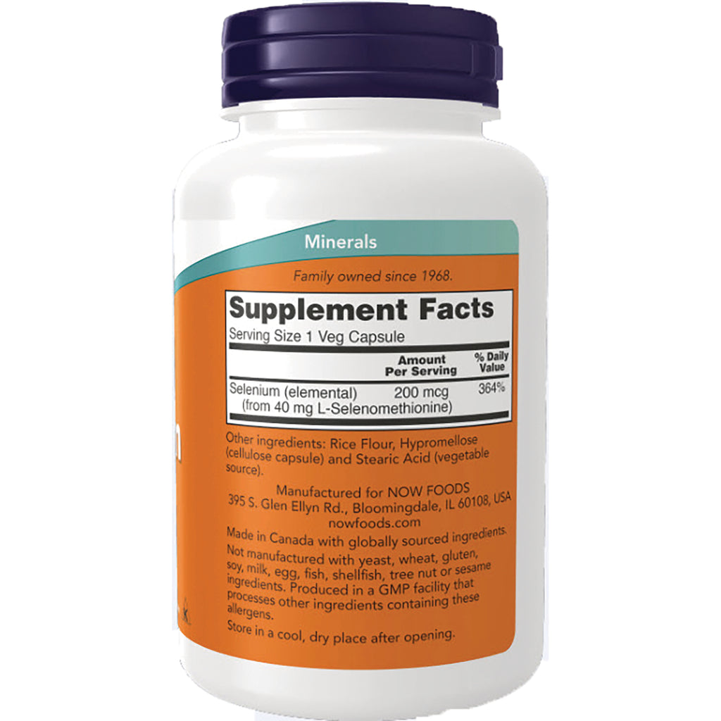 NWF704 | back of white supplement bottle showing Supplement Facts panel and ingredient text - Thumbnail