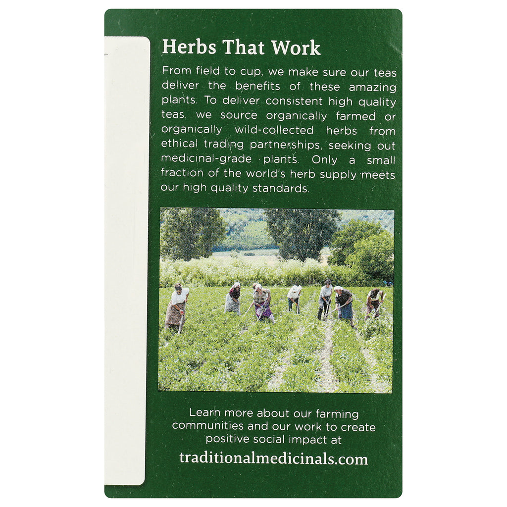 TMD026 | Herbs That Work panel with sourcing message and photo of farmers; traditionalmedicinals.com - Thumbnail