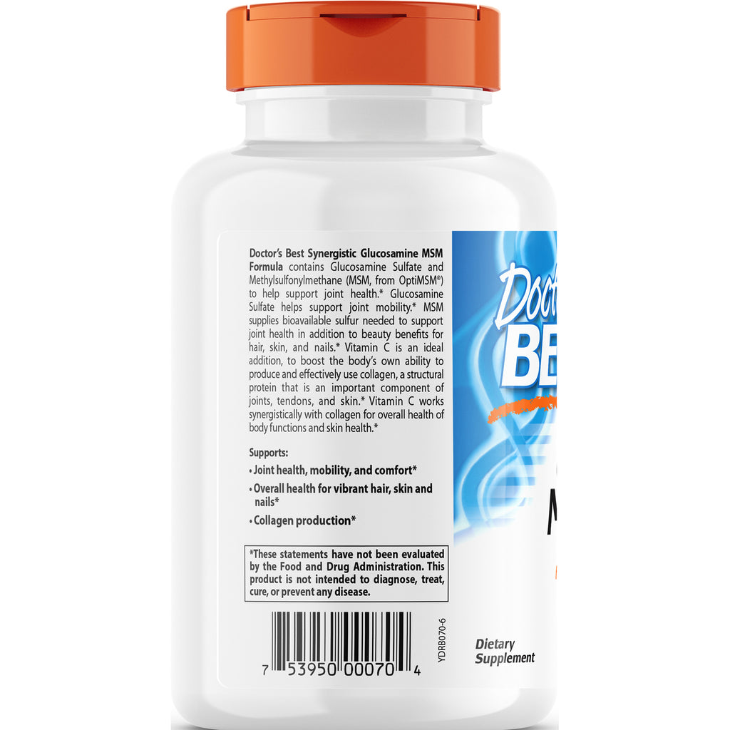 DB205 | back label of white supplement bottle showing ingredient description, support statements, and barcode - Thumbnail