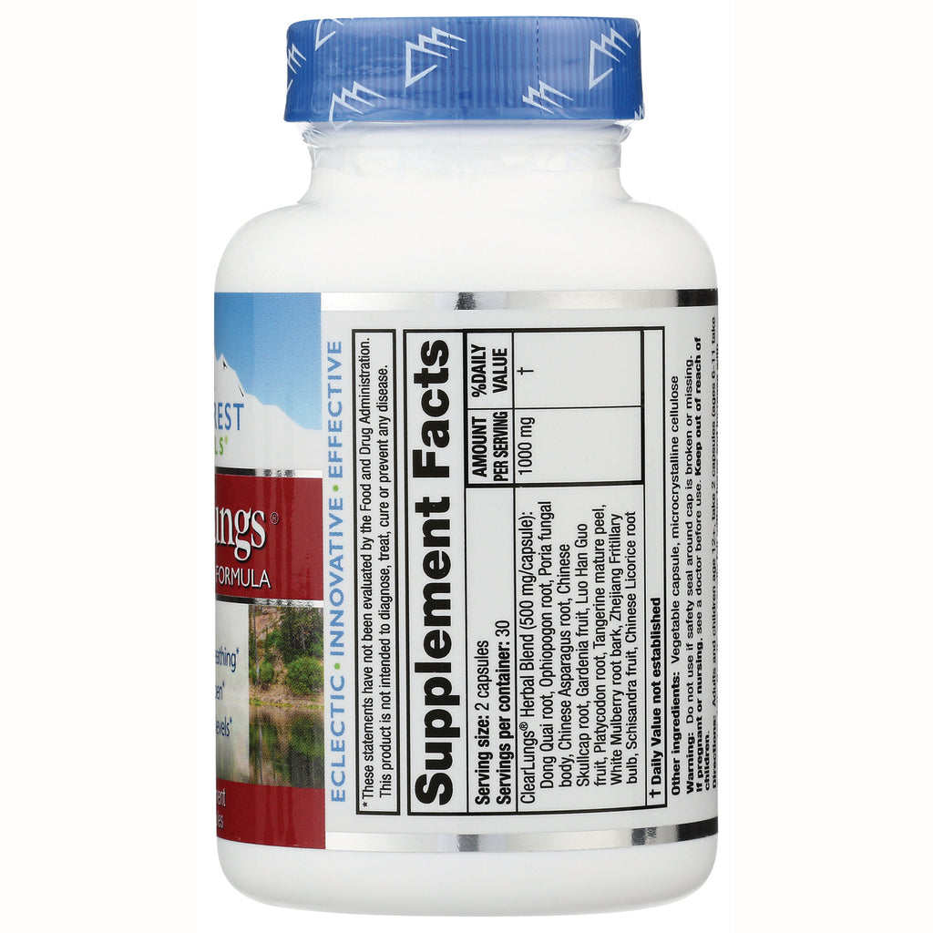 PH055 | Back label showing Supplement Facts panel and ingredients on white supplement bottle - Thumbnail
