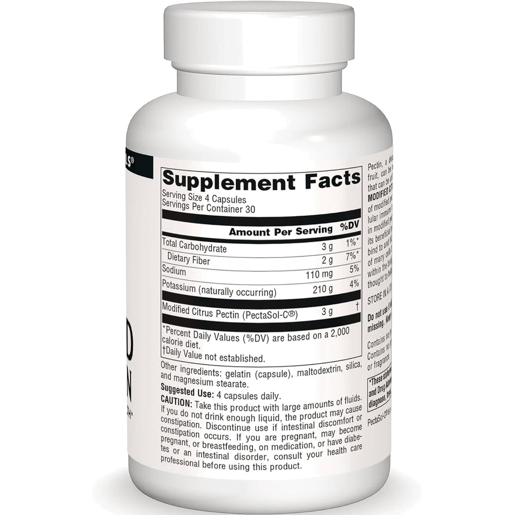 SN779 | Supplement Facts panel on bottle label with serving size and ingredients - Thumbnail