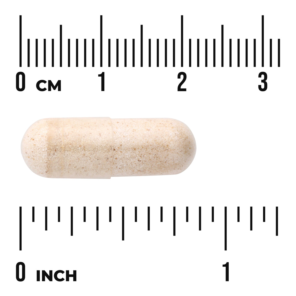 SW962 | Beige capsule with ruler showing size in centimeters and inches - Thumbnail