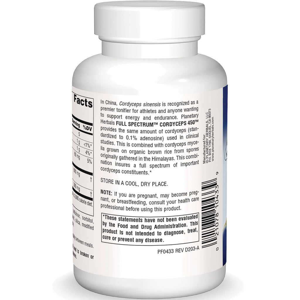 PF153 | Back label of white supplement bottle showing facts panel, storage instructions and warning text - Thumbnail