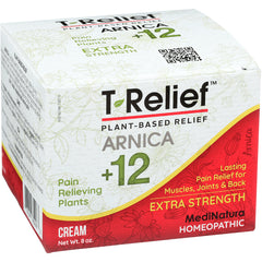 MNA053 | T-Relief Arnica +12 extra strength plant-based pain relief cream 8 oz box