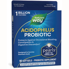 ET284 | Nature's Way Acidophilus Probiotic pearls 90 softgels front packaging