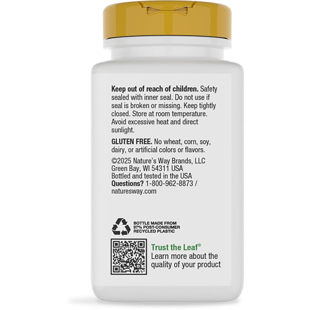 NW940 | Back label of supplement bottle reading SUPPORTS CARDIOVASCULAR FUNCTION with ingredient text and barcode - Thumbnail