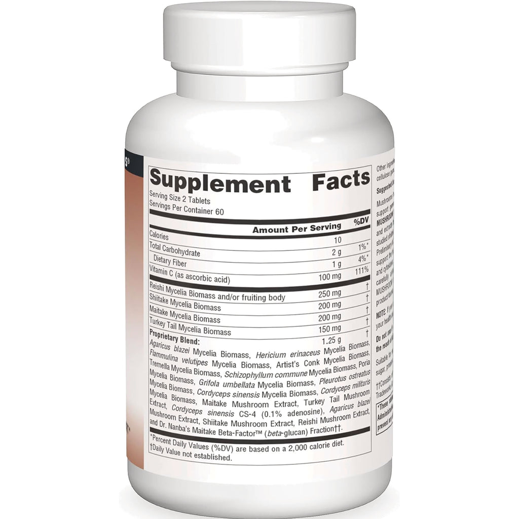 SN512 | Back label showing Supplement Facts panel and ingredients list - Thumbnail