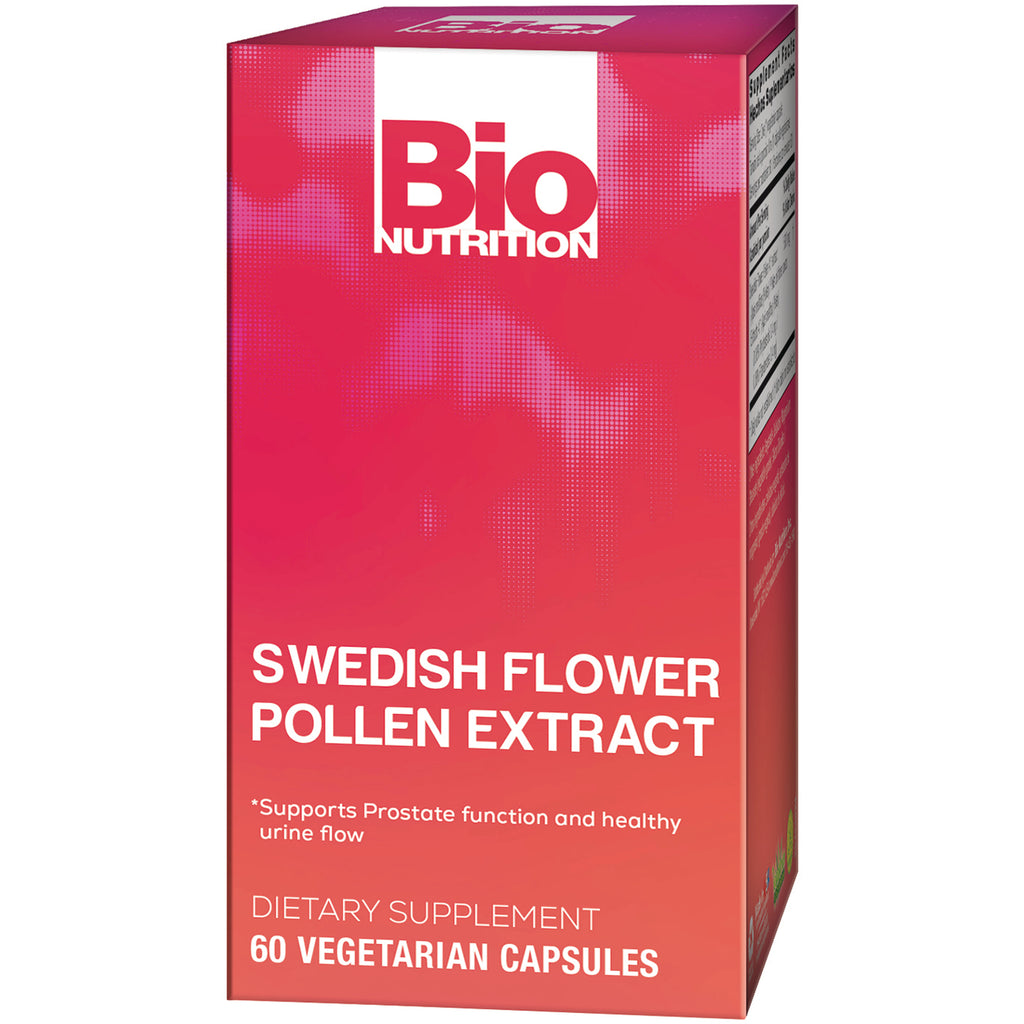 BNN035 | Bio Nutrition Swedish Flower Pollen Extract dietary supplement box, 60 vegetarian capsules - Thumbnail
