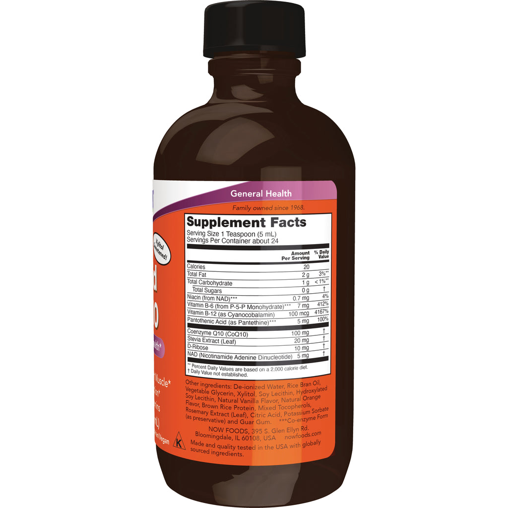 NWF175 | Back of brown supplement bottle showing Supplement Facts panel and ingredients list - Thumbnail