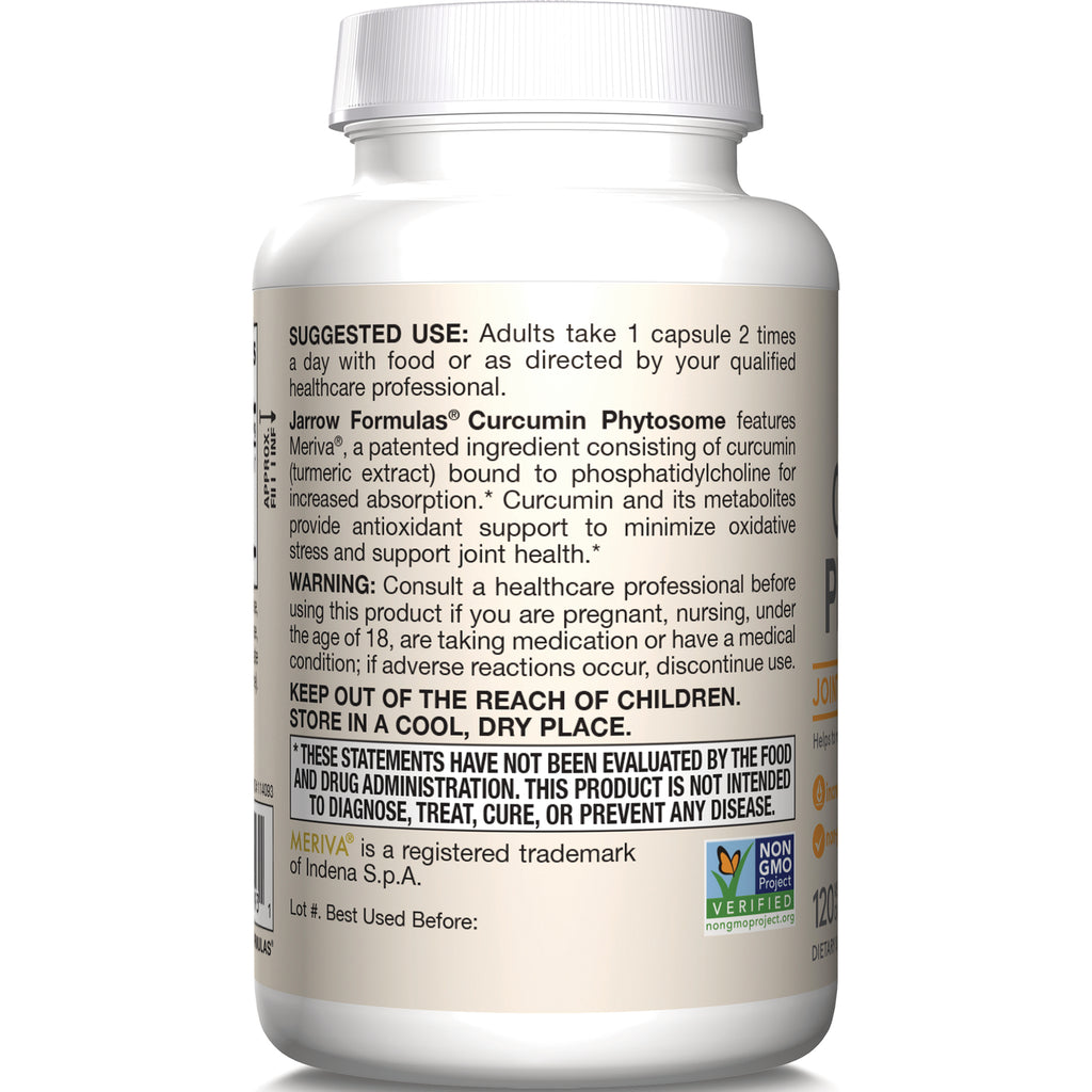 JR338 | back label of supplement bottle showing suggested use, warning, storage instructions and Non-GMO seal - Thumbnail