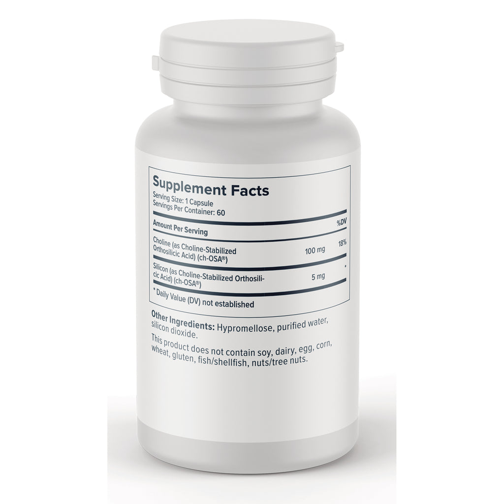 NFC215 | Back label showing Supplement Facts panel and ingredient list on white supplement bottle - Thumbnail