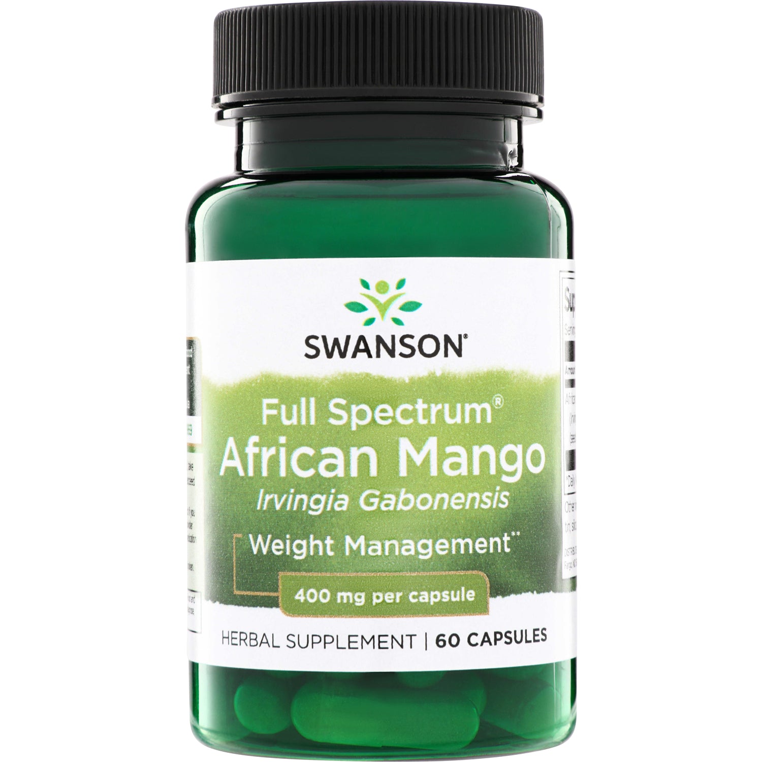 SW1414 | Swanson Full Spectrum African Mango (Irvingia gabonensis), 400 mg per capsule, 60 capsules