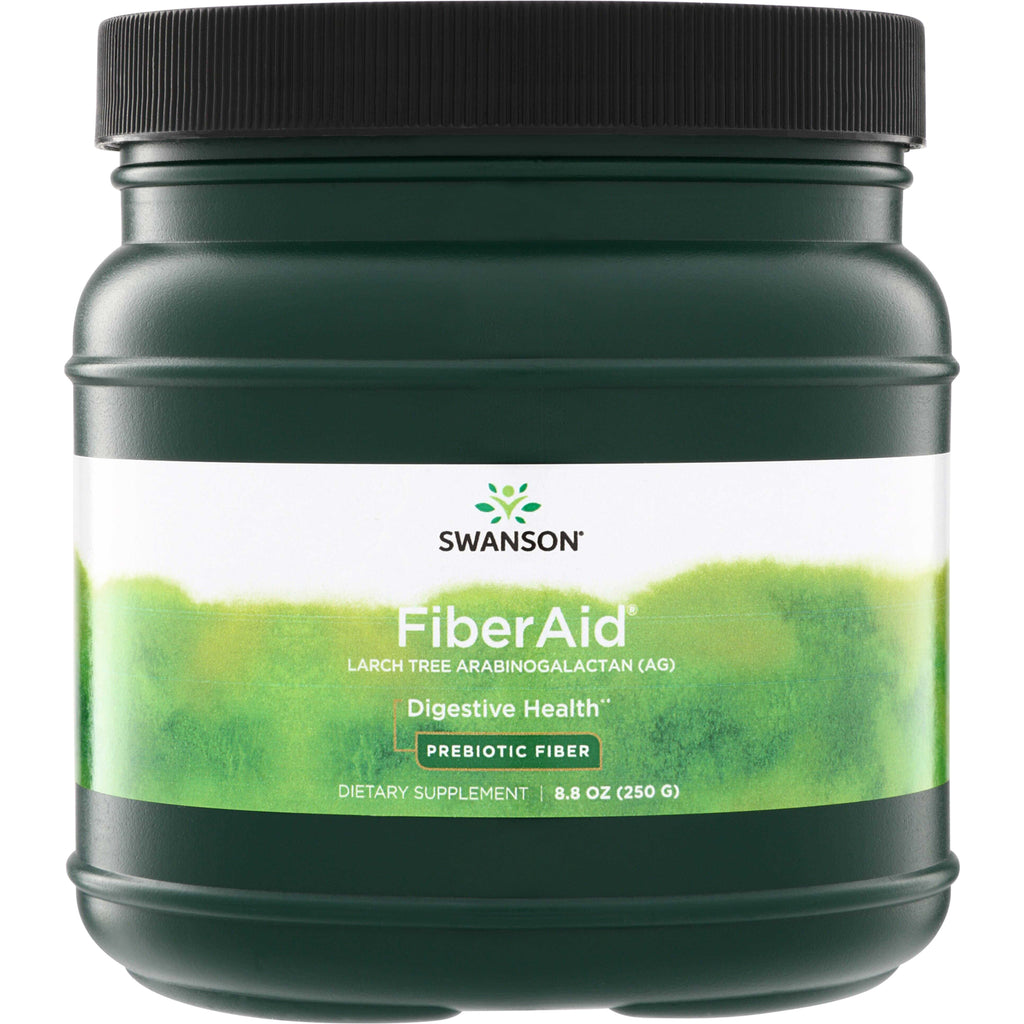 SWU508 | Swanson FiberAid prebiotic fiber powder, larch tree arabinogalactan, 8.8 oz (250 g) - Thumbnail