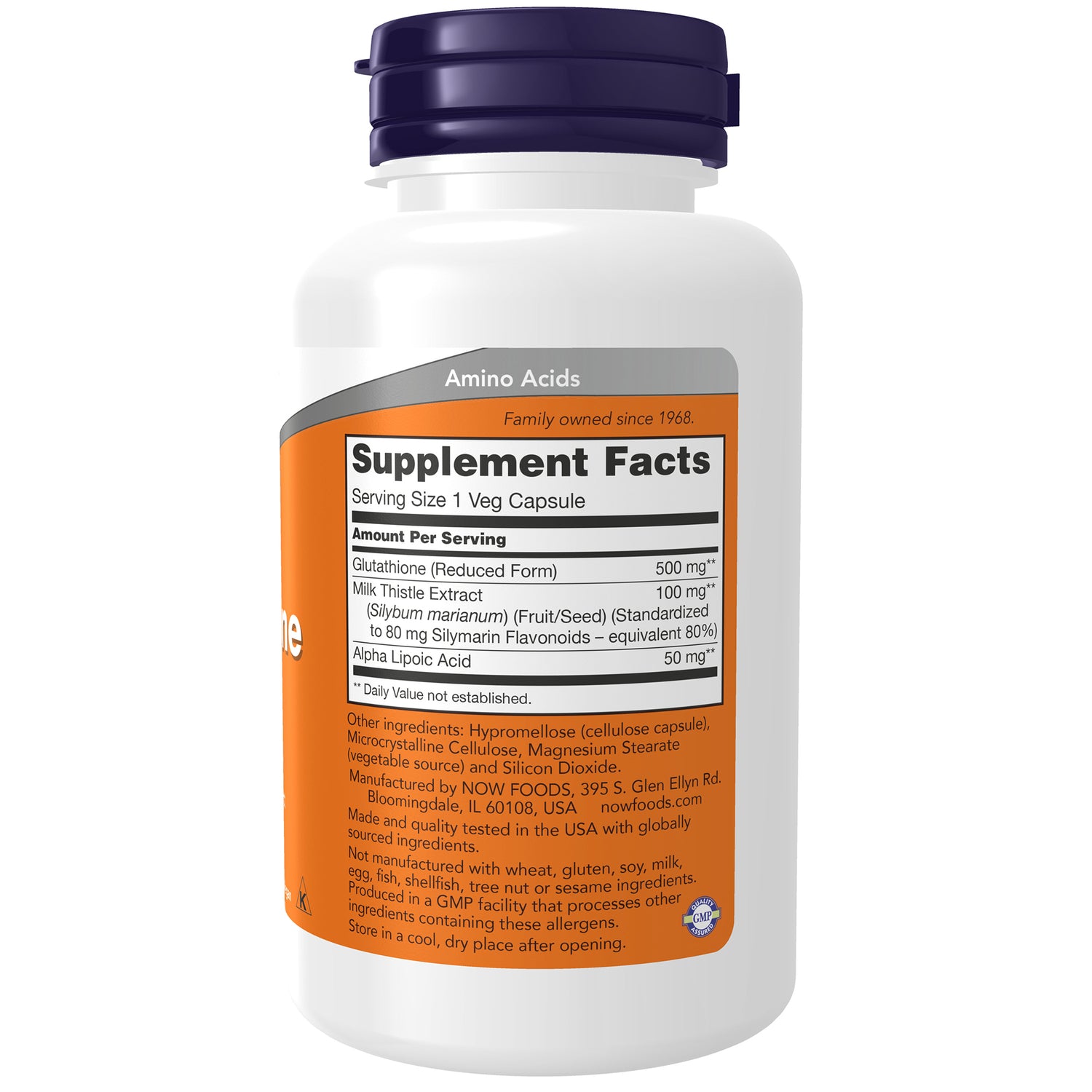 NOW Foods Glutathione & Milk Thistle Antioxidant Support – Swanson Vitamins