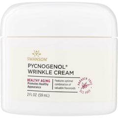 SW1466 | Swanson Pycnogenol Wrinkle Cream, 2 fl oz jar, Paraben free, SLS free